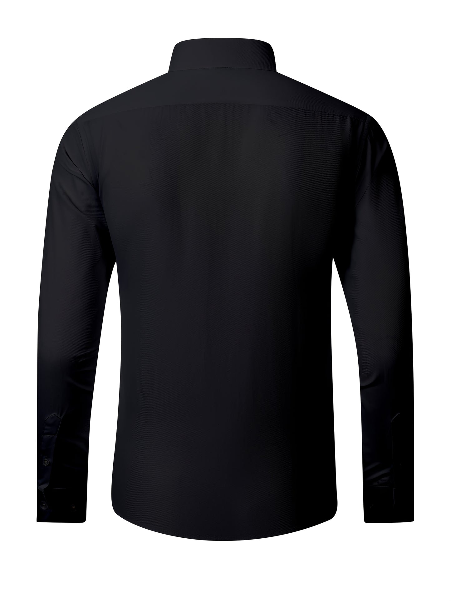 Men'S Long-Sleeve Button-Up Shirt Suitable for Semi-Formal Occasions in Spring And Summer Business Settings