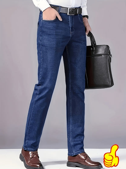 Men's Straight Leg Jeans - Classic Wash Clean Finish Everyday
