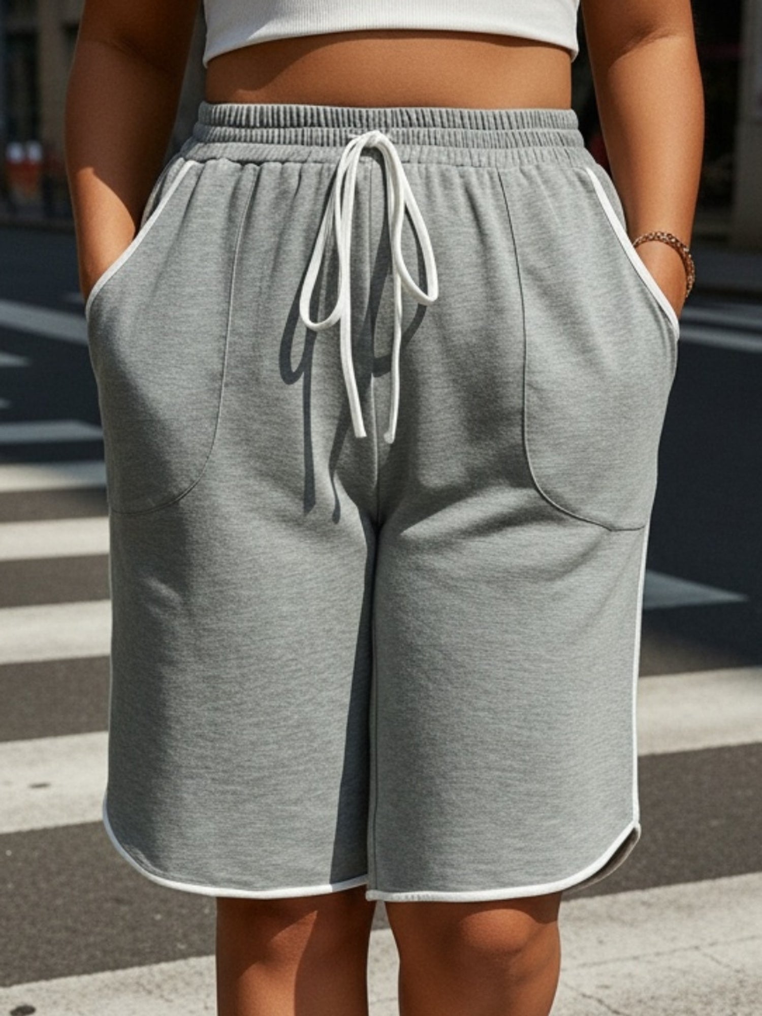 Women's Grey Shorts - product view 6