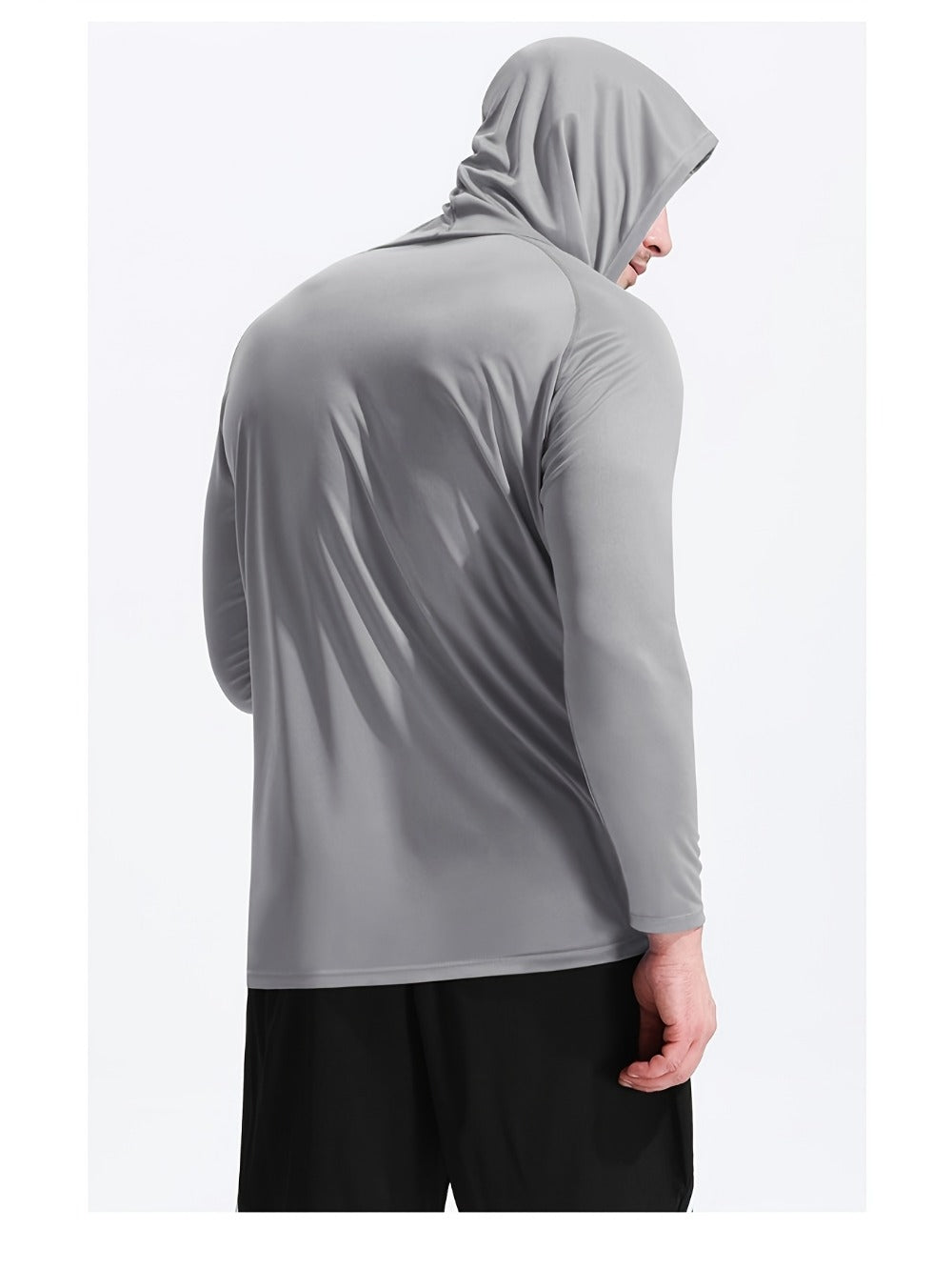 Men's Solid Color Performance T-Shirt - Long Sleeve 199653