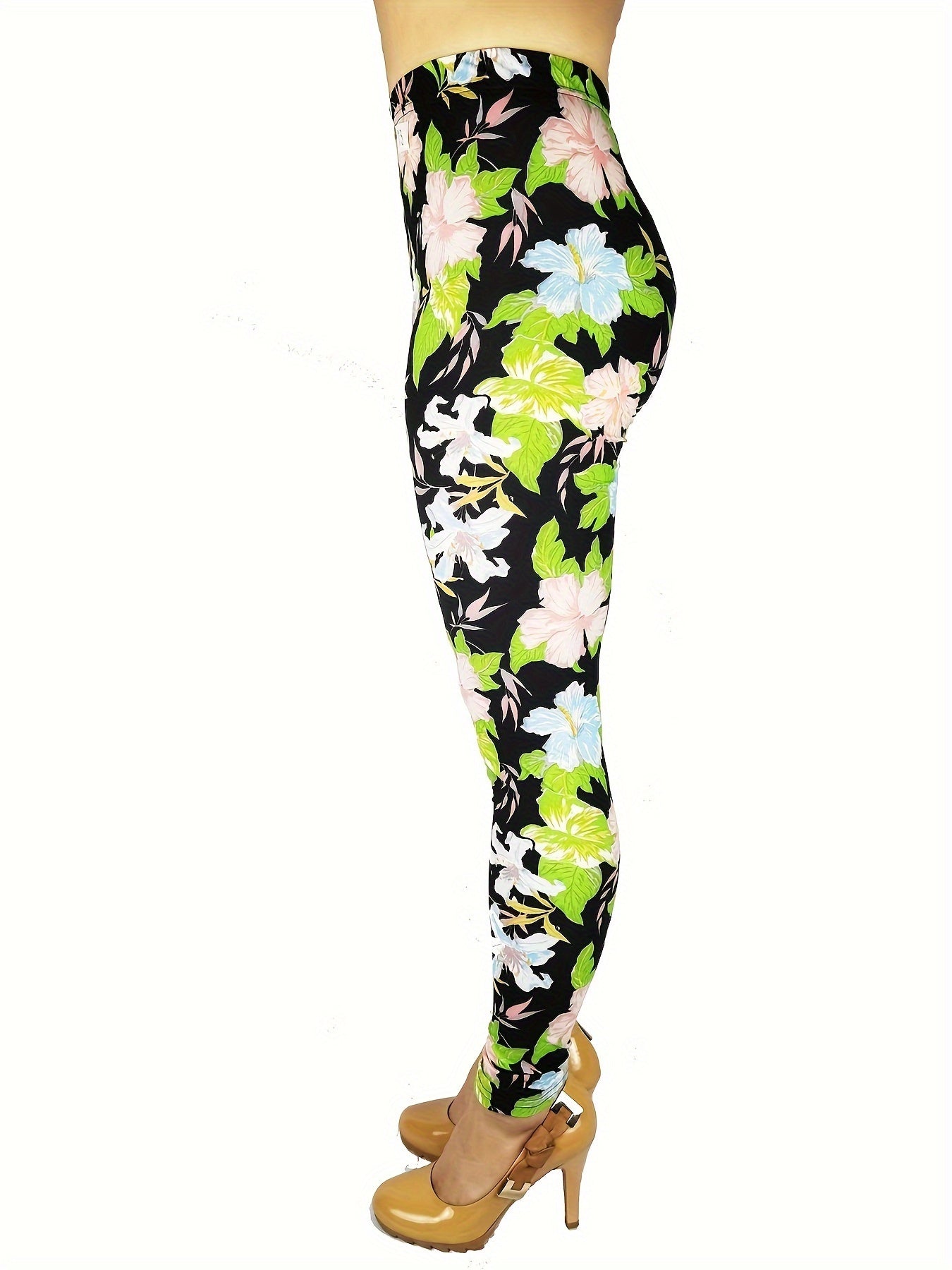 The Leggings Women's Fashion Printed Fashion Leggings Regular Workout