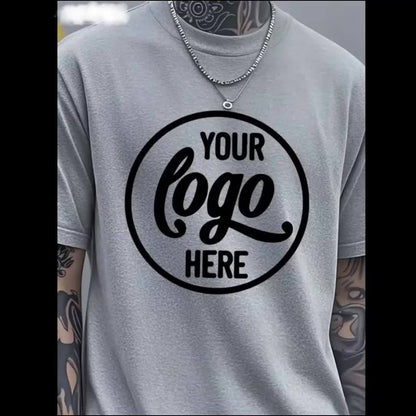 Custom T-Shirts for Men/Women, Design Your Own T-Shirts And Add Text/Picture/Logo, Pure Round Neck Short Sleeves, Personalized Short Sleeves, Gifts for Her, Valentine'S Day Gifts, Mother'S Day Gifts, Graduation Season Gifts