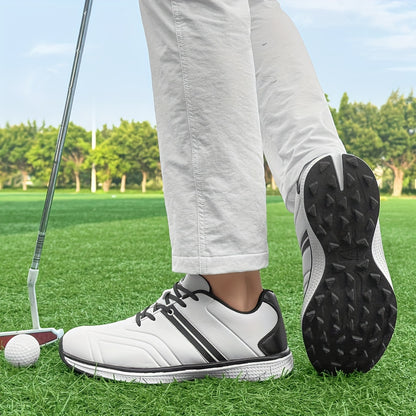 [Stylish] Thestron Women'S Golf Shoes - Non-Slip, Lightweight, Comfortable Training Sneakers with Textured Grip, Pink & White Design, Sizes 35-43 for Enhanced Performance on the Course, Sports Sneakers | Modern Golf Shoes | Fabric Lined Interior