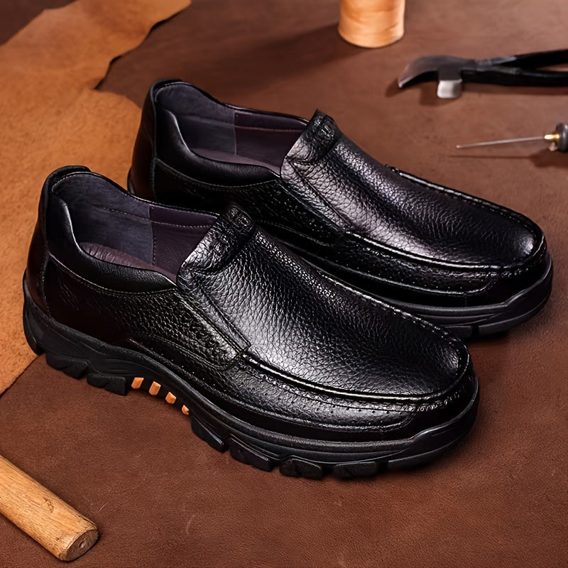 Men's Casual Loafers, Breathable Lightweight Slip On Shoes for Business Office, Spring Summer And Autumn