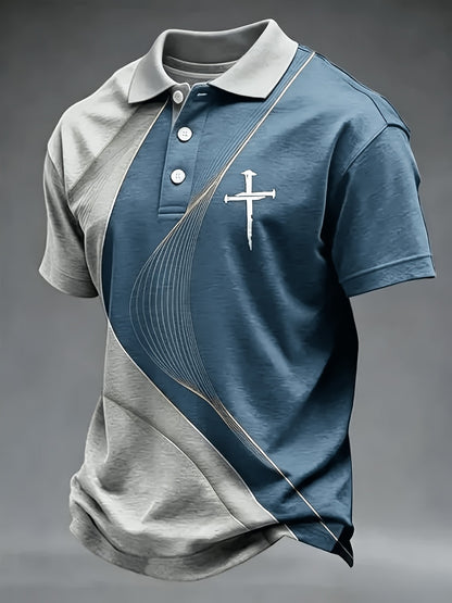 Men's Faith Graphic Shirt - Collared Short Sleeve 688037