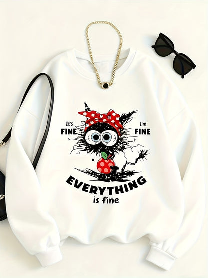 Women's Crew Neck Casual Sweatshirt