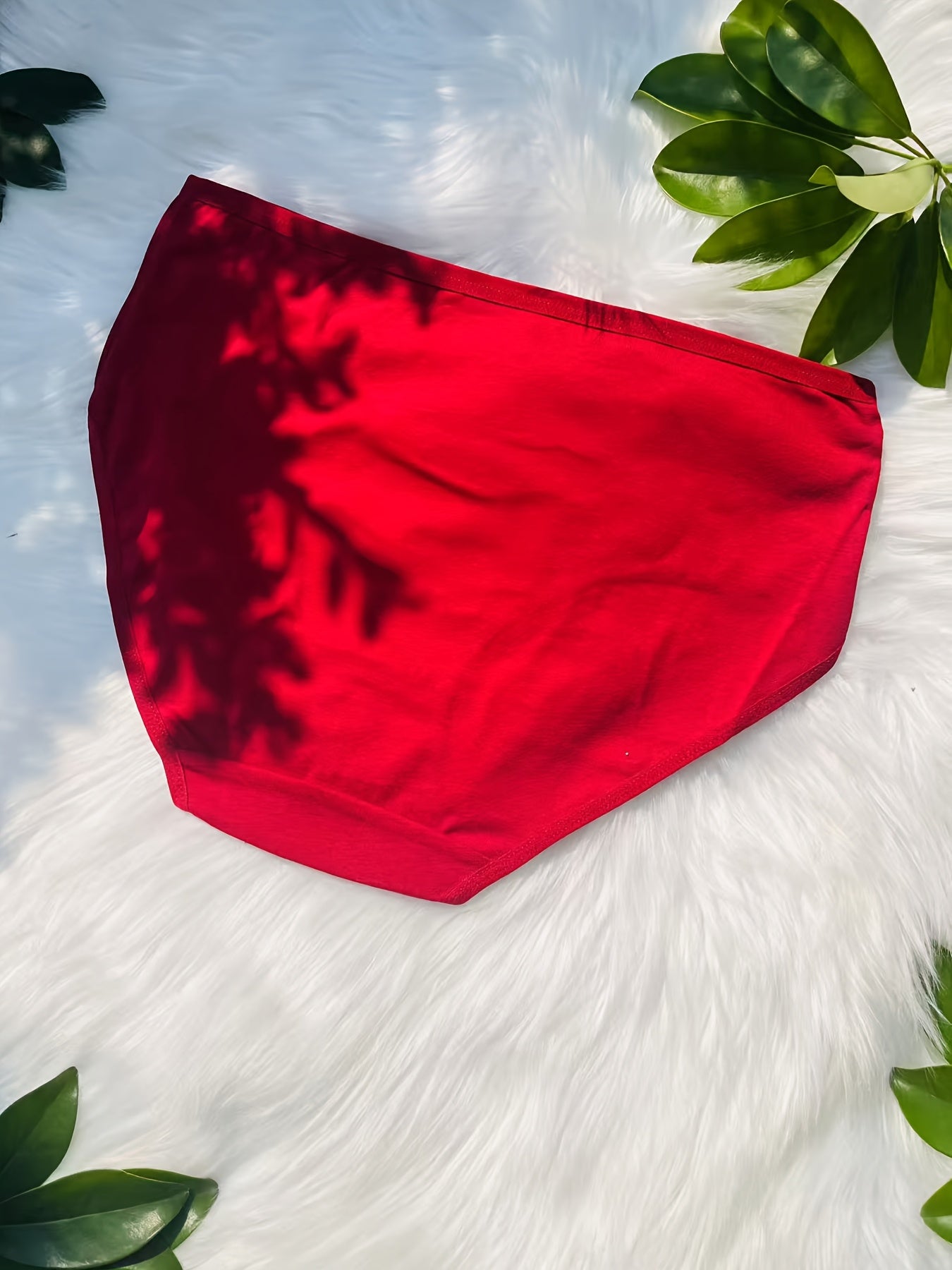 17pcs Women's Comfortable Mid-Waist Printed Bikini Panties, Breathable Butt Lifting Plus Size Panties (Random Delivery)