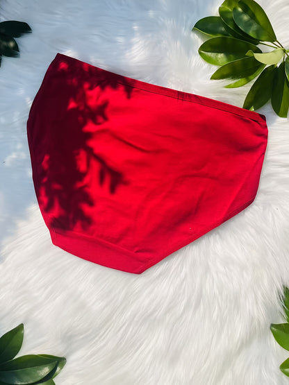 17pcs Women's Comfortable Mid-Waist Printed Bikini Panties, Breathable Butt Lifting Plus Size Panties (Random Delivery)