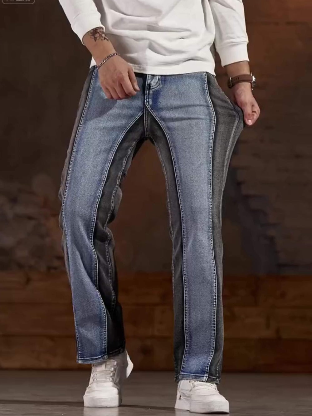 Men's Skinny Jeans - Classic Wash Clean Finish