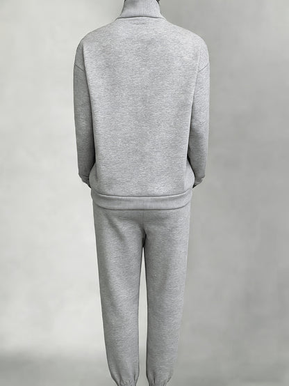 Women's Black Knit Zip-Up Pants - product view 18