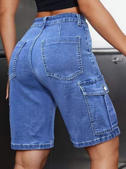 Women's Peacock Blue Denim Pants - product view 10