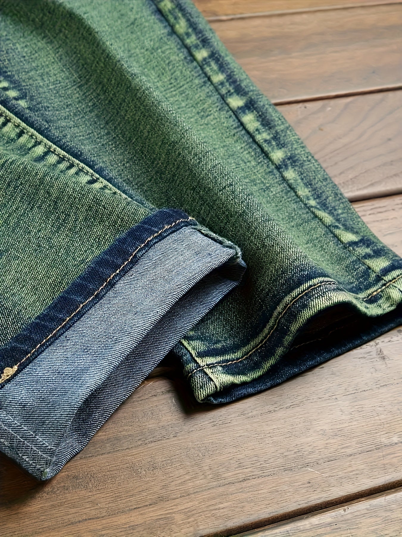 European And American Fashion Trends! Men's Slim Fit Jeans with Trendy Distressed Design, Elastic Fabric, Slim Fit with Elasticity, Street Style Pants, Suitable for All Seasons