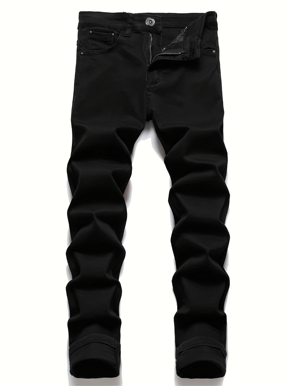 Men's Slim Fit Jeans - Classic Wash Clean Finish Streetwear 742885
