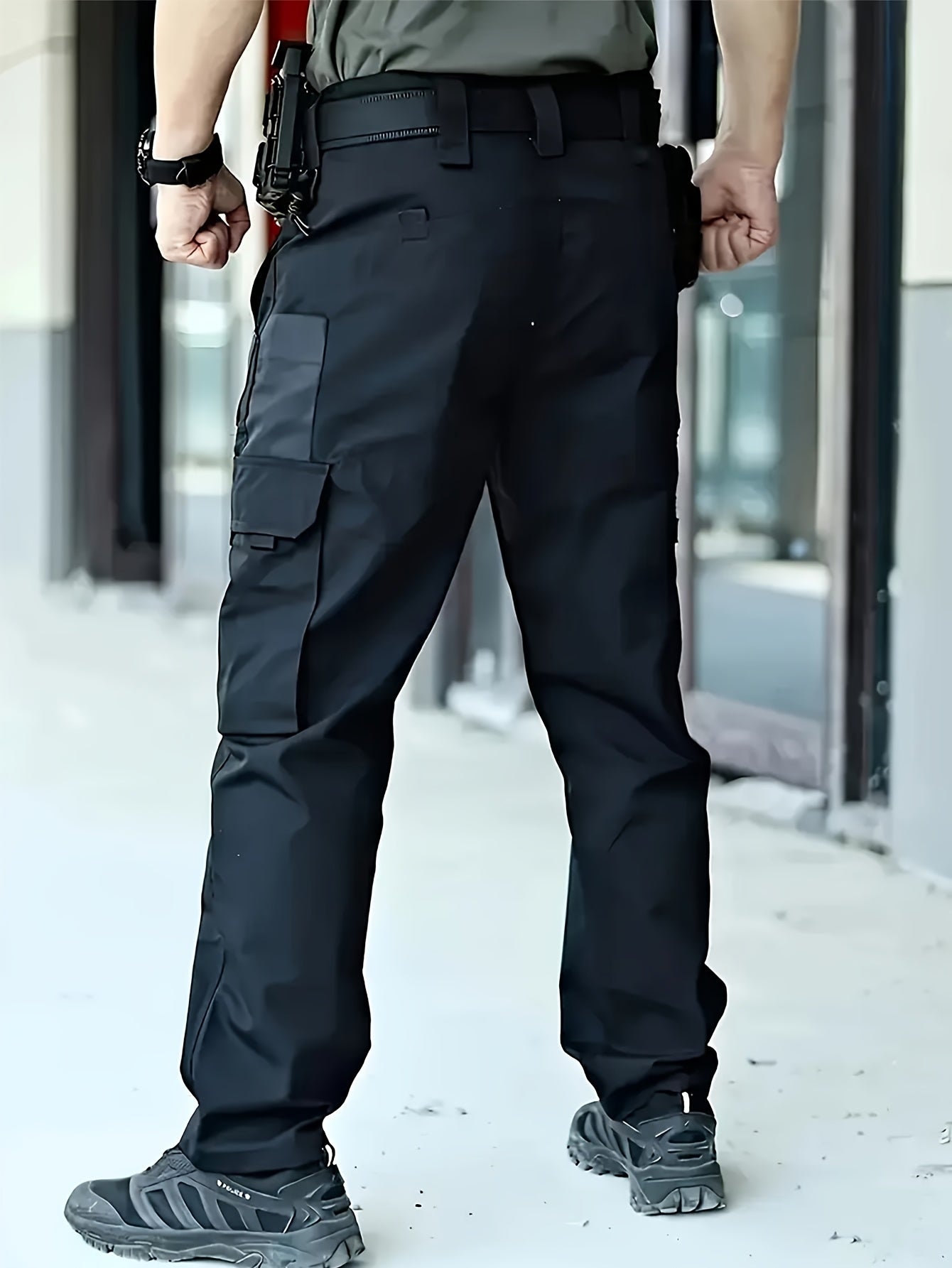 Men'S Tactical Cargo Pants - Quick-Dry Lightweight, Multi-Pocket Design, Regular Fit for Hiking, Camping, Outdoor Adventures (Belt Not Included), Hiking Pants, Adventure Clothing, Rugged Style, Scratchresistant Material, Utility Trousers