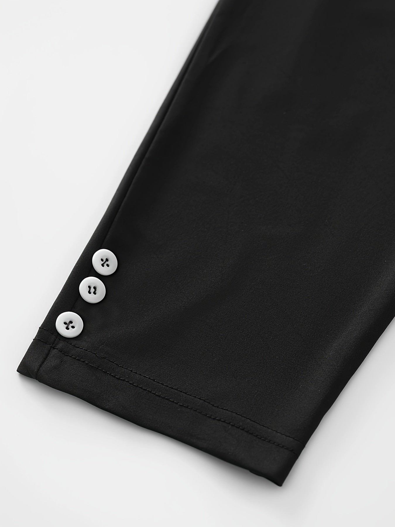 Women's White+Green+Light Blue+Black High-Waist Leggings - product view 9