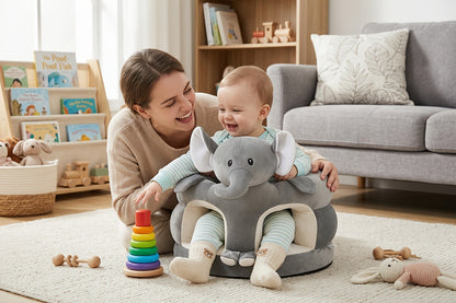 Baby Floor Seat - Sit Chair Cartoon Animals