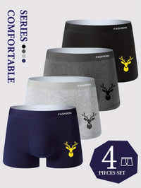 4pcs-Deer Head