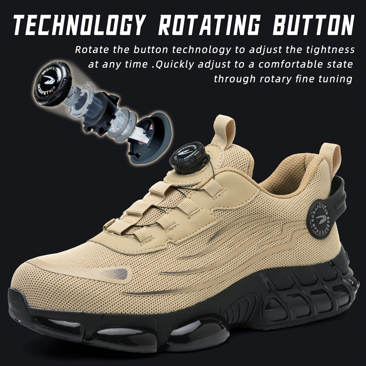 The Buttons Are Lightweight, Breathable, Anti-crush And Puncture-resistant To The Shoes