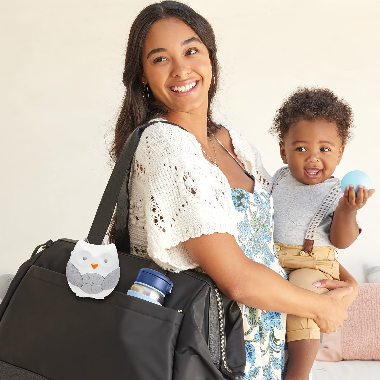 Portable White Noise Device for Babies - a Travel-Friendly Sleep Aid Featuring 3 Timer Settings And 5 Calming Sounds, an Essential for Cribs And an Ideal Gift for Baby Registries