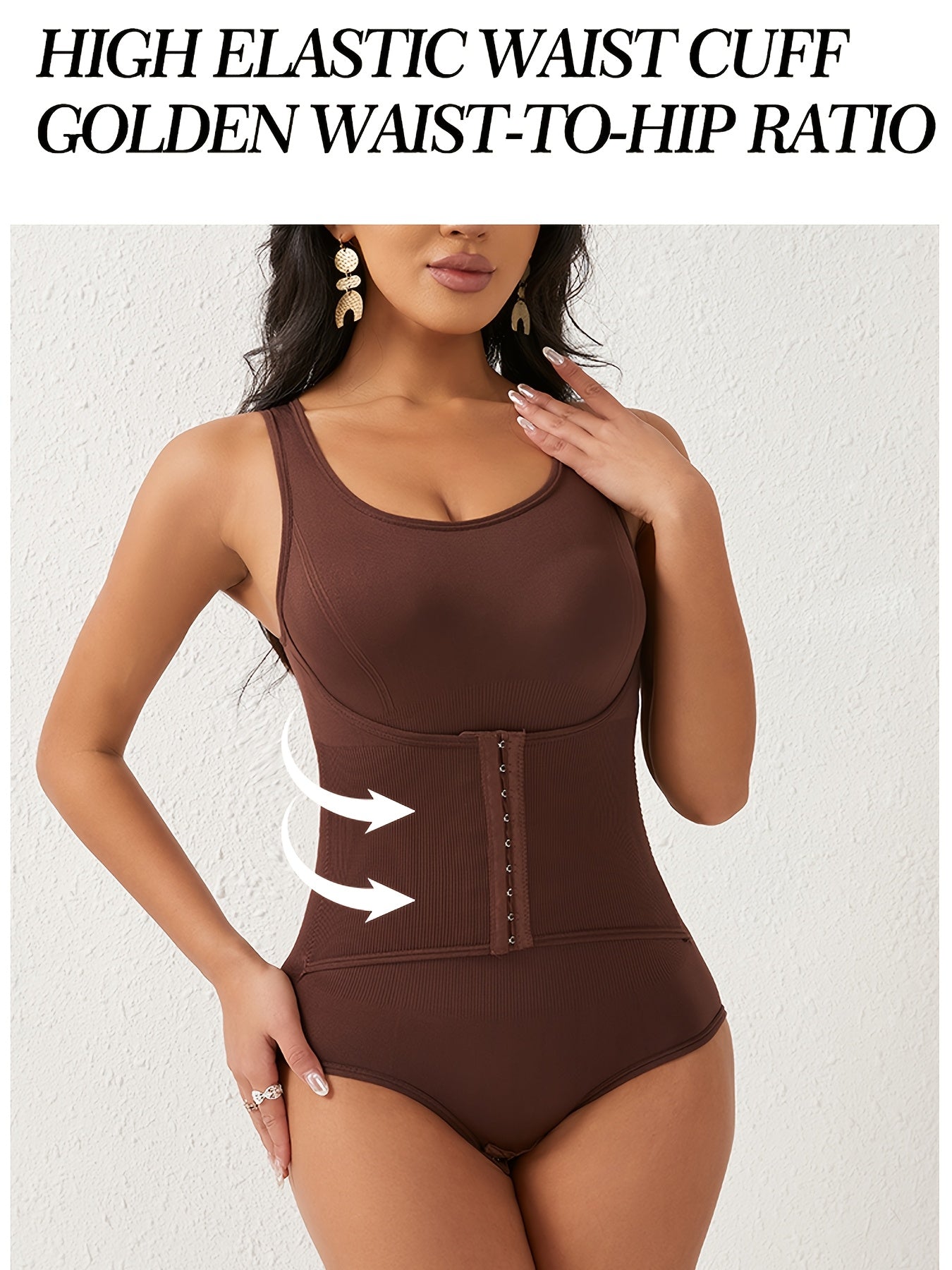 Bodysuit for Women with Firm Tummy Control - Features Include Seamless Butt Lifting, Snap Crotch, Body, And Postpartum Shapewear