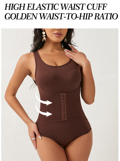 Bodysuit for Women with Firm Tummy Control - Features Include Seamless Butt Lifting, Snap Crotch, Body, And Postpartum Shapewear
