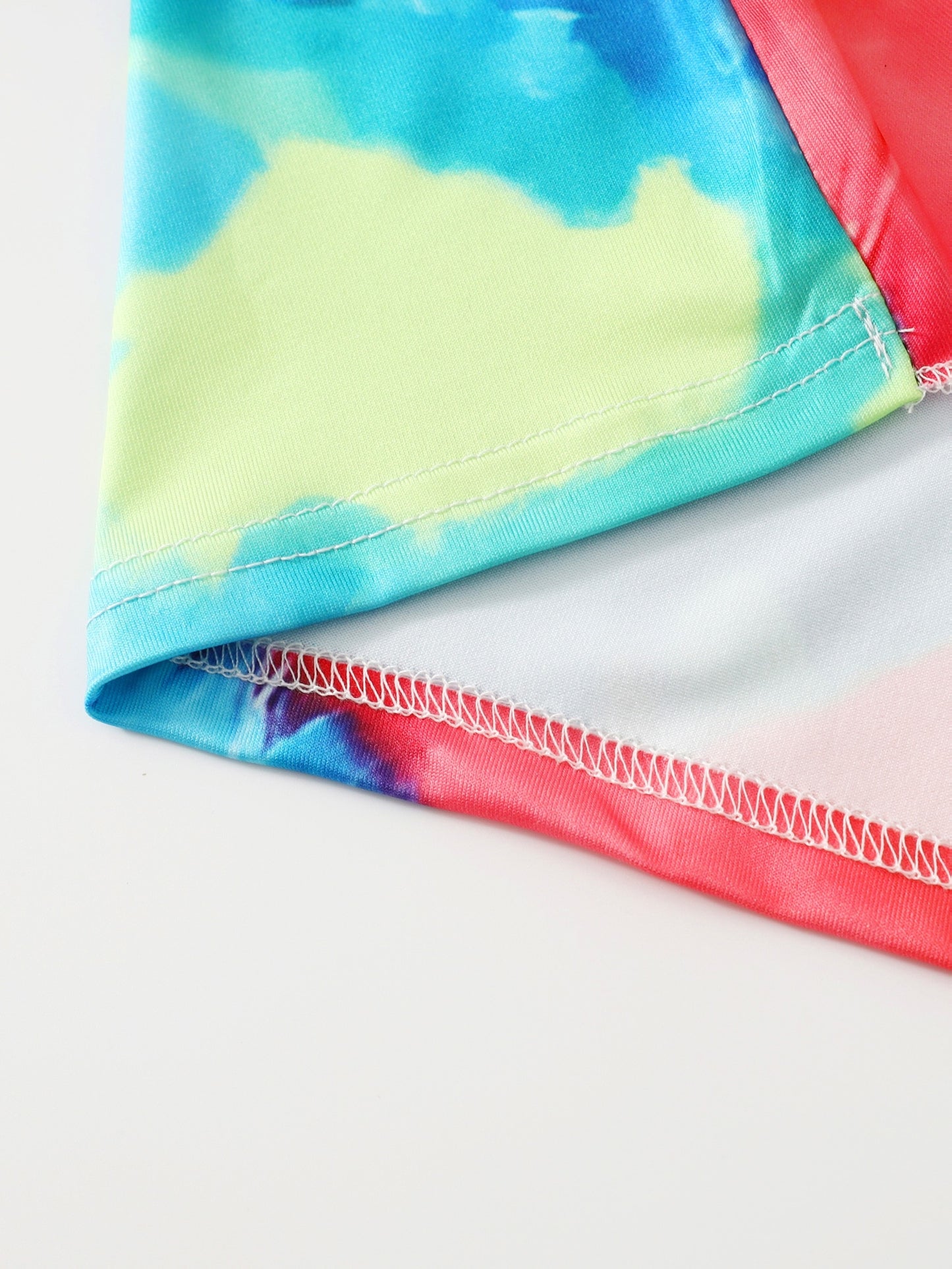 6pcs, Girls Love Print Camouflage Design Short Sleeve Athletic Shorts Summer Suit, for Outdoor
