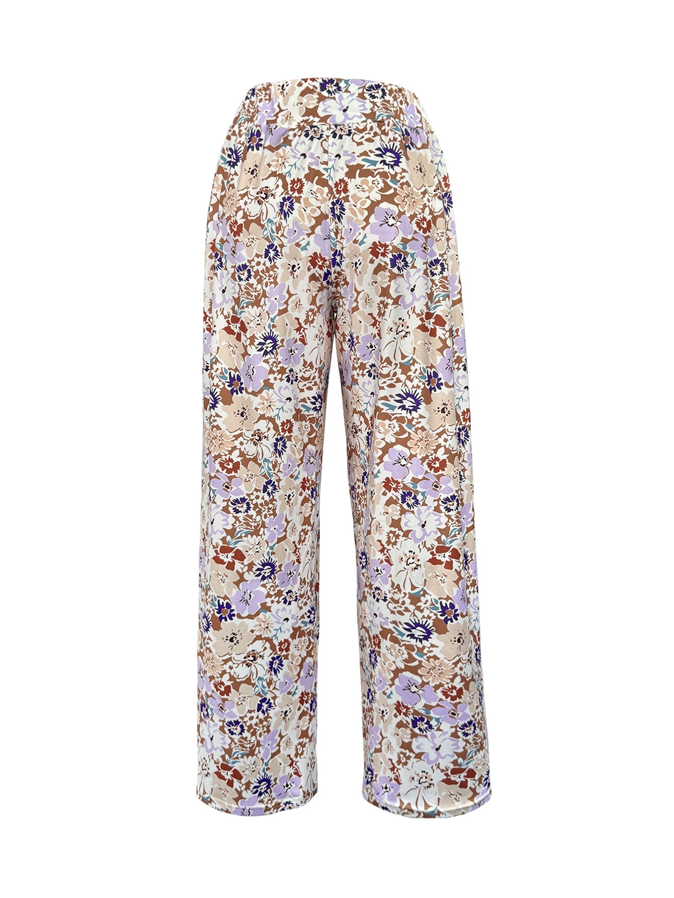 Women'S Summer New Casual Small Floral Patchwork Cute Women'S Loose Long Pants