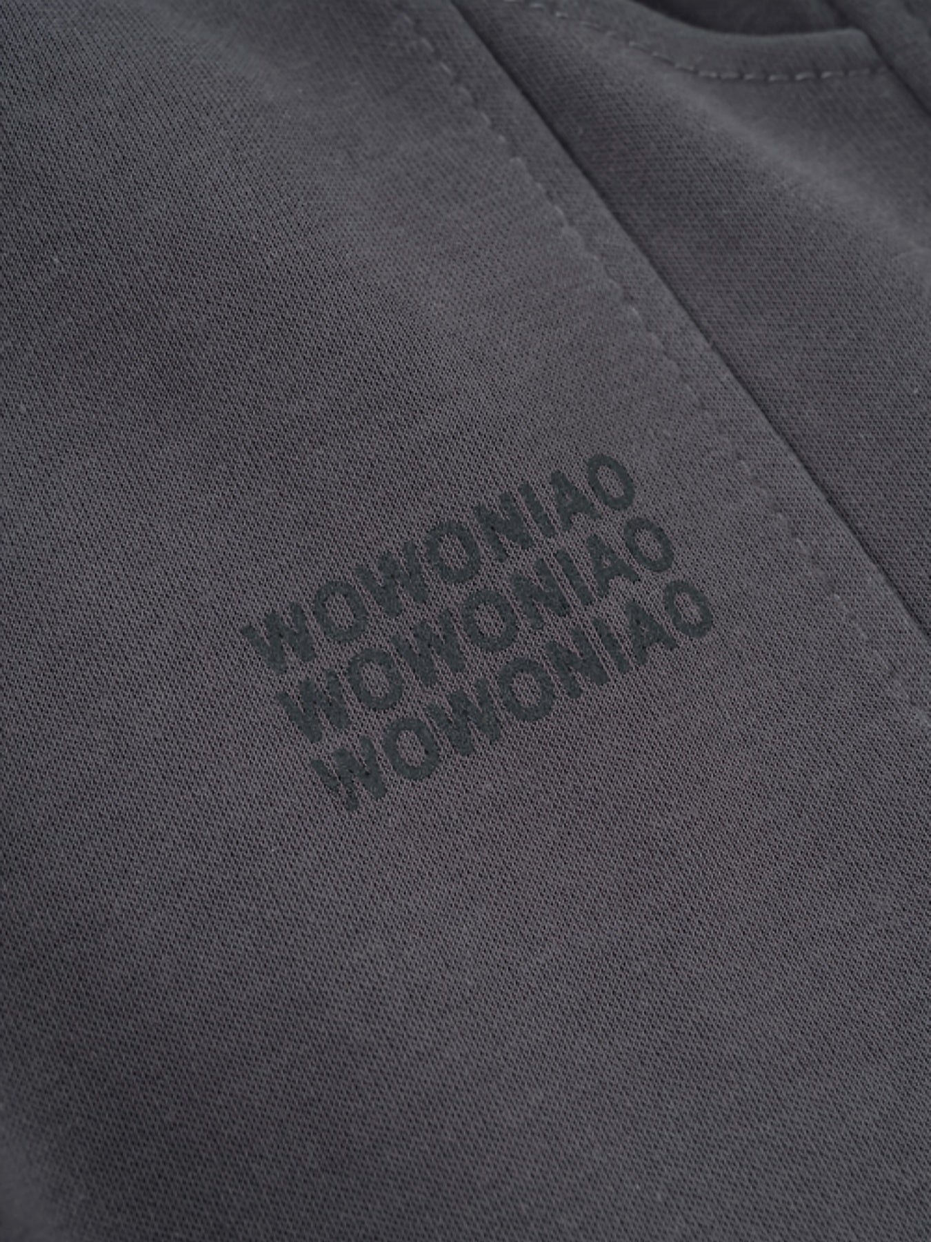 Wwowoniao Boys' Relaxed Fit Jogger Pants Made from a Featuring an Alphabet Design, Slightly Stretchy Knit Material, Equipped with Pockets, Suitable for Spring And Fall, Composed of 58% And 42% Polyester, Ideal for Outdoor Activities