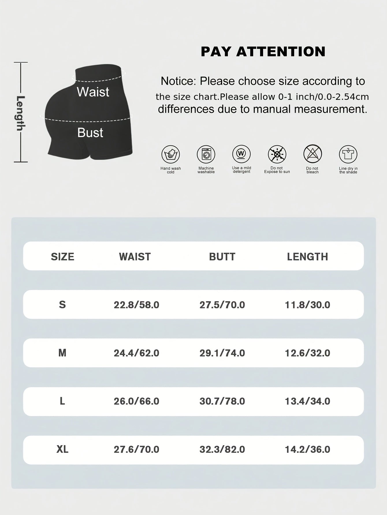 Women's 3PCS-Black Rice Powder Knit High-Waist Shorts - product view 28