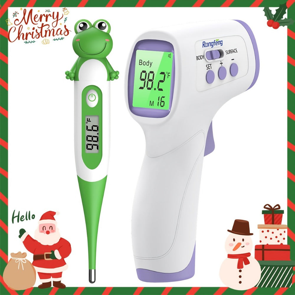 Infrared Forehead Thermometer - LCD Display, Memory and Silent Mode