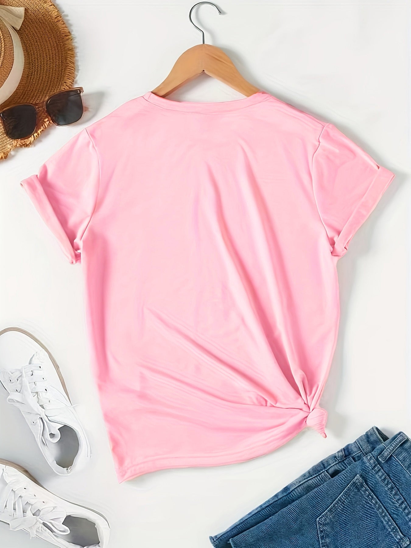 Women's Grey Short-Sleeve T-Shirt - product view 22