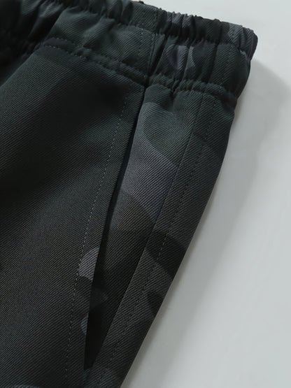 3pcs of Summer Camouflage Workwear Shorts, Fashionable Street Tactical Camouflage Casual Shorts, Loose Large Pocket Work Shorts, Can Be Used As Gifts