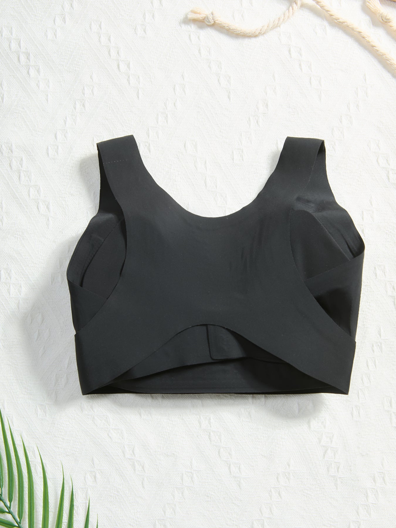 Women's Apricot Knit Sports Bra - product view 14