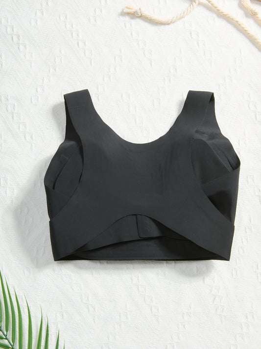 Women's Posture-Correcting Push-Up Bra - Seamless, Wire-free, with Removable Padding, Offers Better Back Support, Elegantly Designed, Suitable for Sports And Casual Attire, Corrects Back Posture, Stylish Sports Bra with Wraparound Support