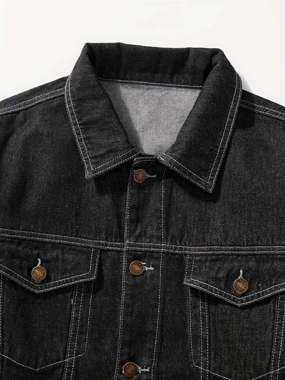 Men's Versatile Denim Pullover Coat Everyday 037