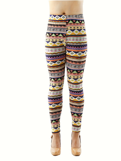 The Leggings Women's Fashion Printed Fashion Leggings Regular Workout