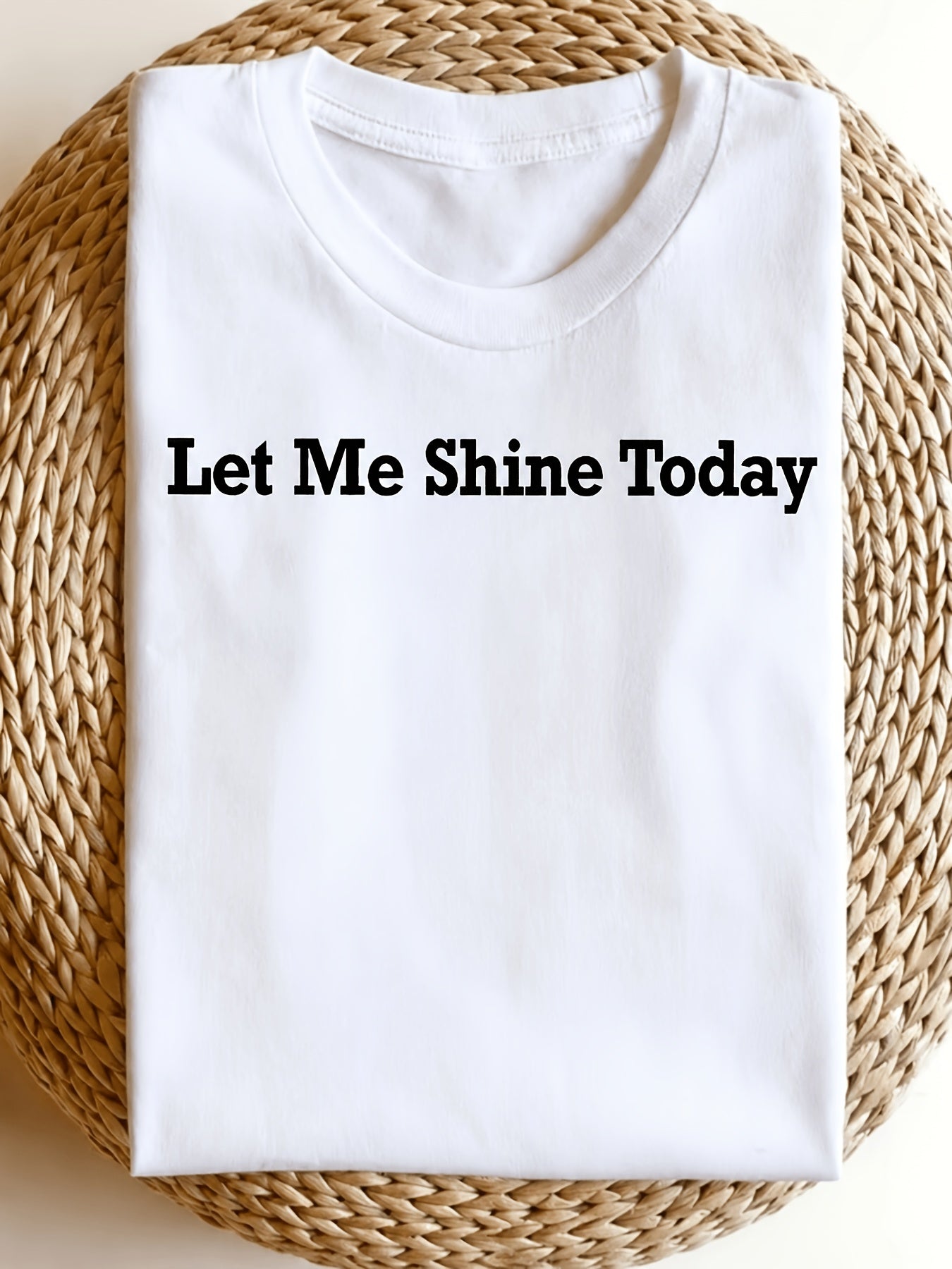 I Celebrate Me TShirtWomen's Quick Dry Polyester TShirt Breathable Lightweight Summer Casual Crew Neck Wrinkle Free Solid Color for Office Daily WearWomen's White T-shirt