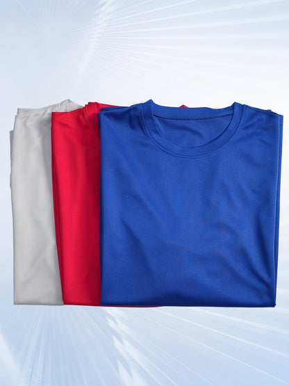 5pcs Men's Quick-Dry Long Sleeve T-Shirts | Breathable Moisture-Wicking for Running/Gym/Training | Stretchy & | Machine Washable & Anti-Odor