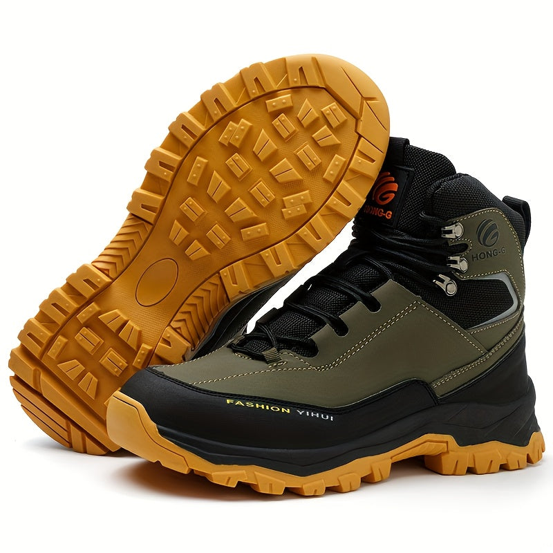 Men'S Steel Toe Boots, Puncture Resistant Shoes, Spatter Resistant Welding Work Boots, Men'S Fashion Classic Work Boots, Comfortable Industrial Shoes, Men'S Functional Footwear