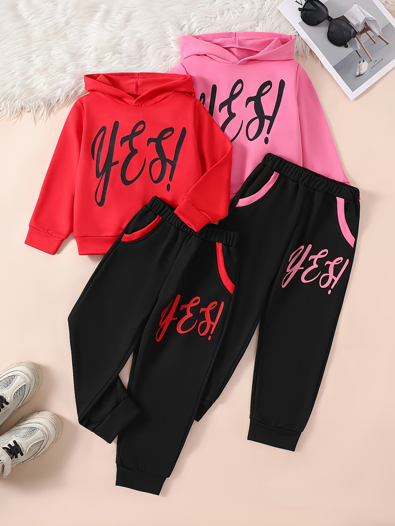 Random 4pcs Girls Fall Winter Fashion Casual Must Haves Versatile Outfits for - product view 10