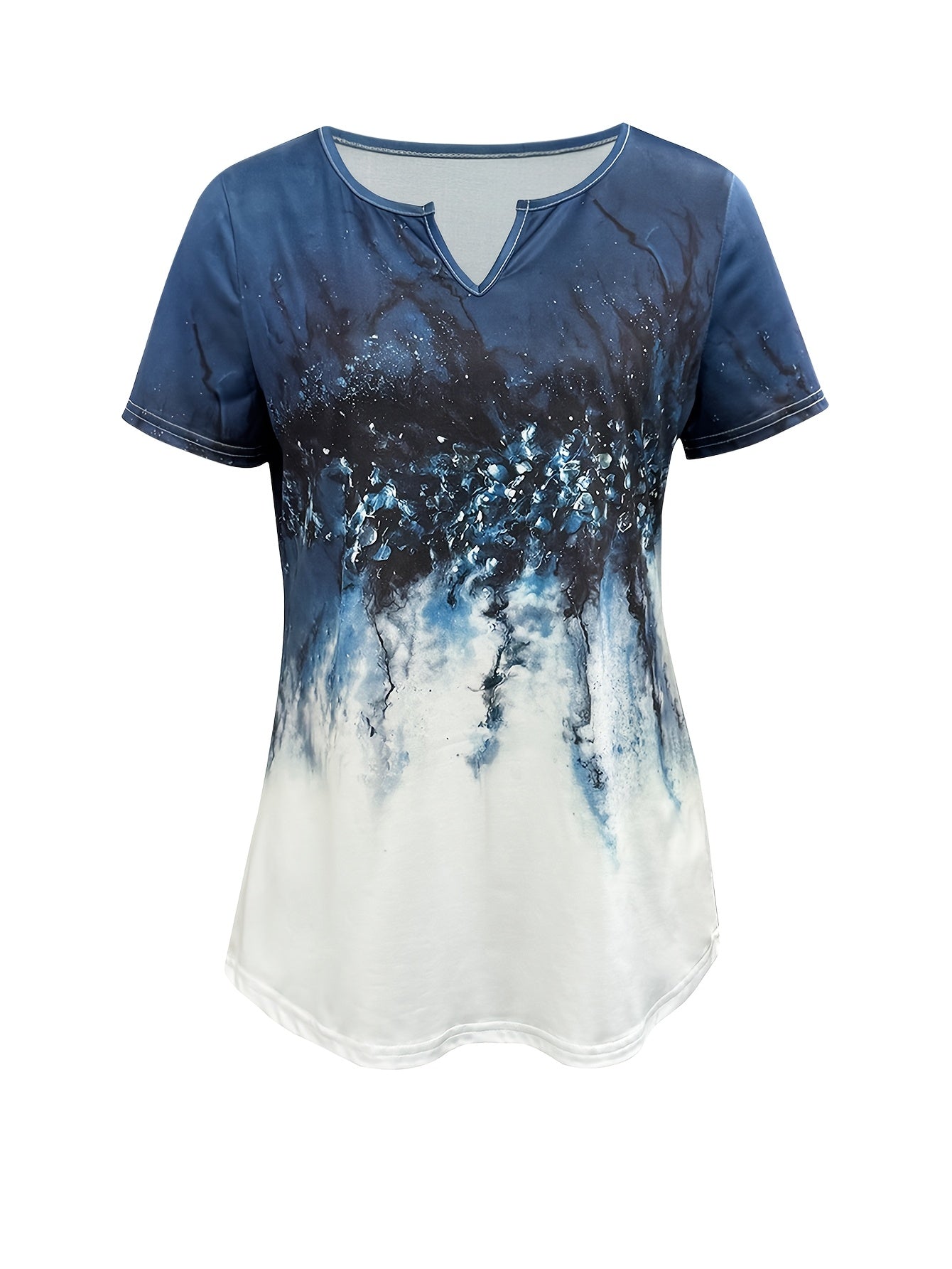 Spring And Summer Butterfly Print Retro Short Sleeve T-shirt[Directional]