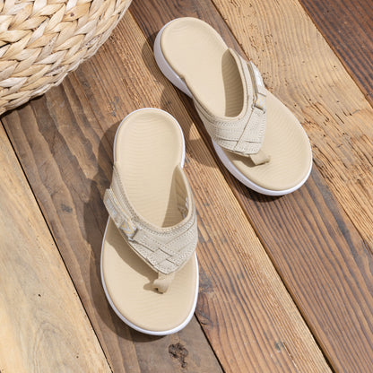 Women's Flip Flops Comfortable Thong Sandals Classic Casual Lightweight Thong Sandals Summer Sandals Comfortable Summer Beach Walking Thong Cushion Sandals Slip On Indoor Outdoor