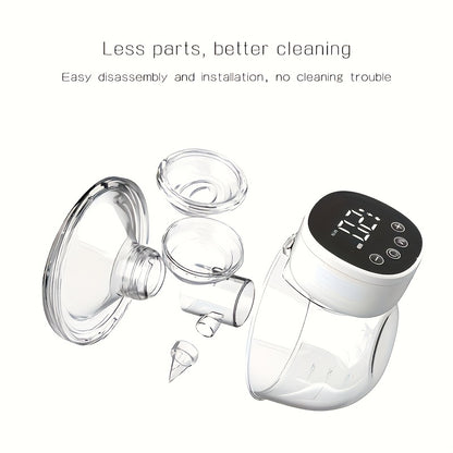 CHANG KUN Electric Wearable Breast Pump - Low-Noise, Painless, Hands-Free with 3 Modes And 9 Levels, 6.09Oz Capacity, Rechargeable Battery, In-Bra Wearable Breastfeeding Pump