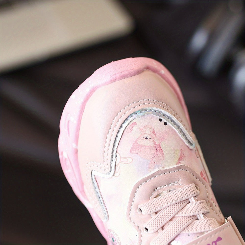 Girls Sneakers - Breathable Mesh & Non-Slip Sole 490469
