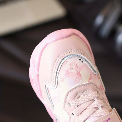 Girls Sneakers - Breathable Mesh & Non-Slip Sole 490469