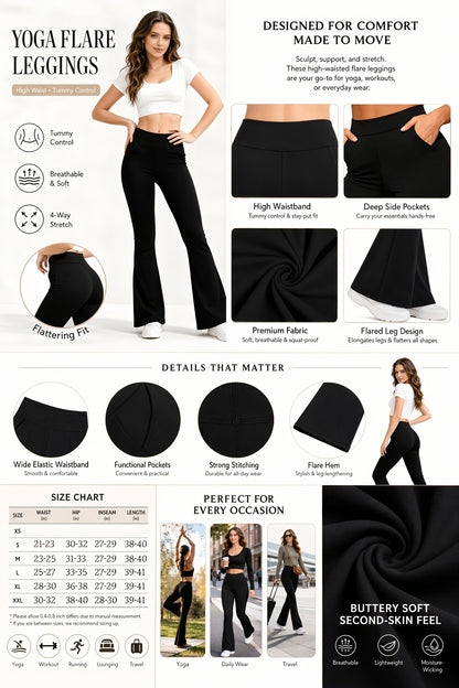 Four-piece Set Of Women'S Fashionable Spring Front-slit Bell-bottom Pants, High-waisted Casual Home Pants For Summer, Flattering The Figure, Women'S Christmas Outfit