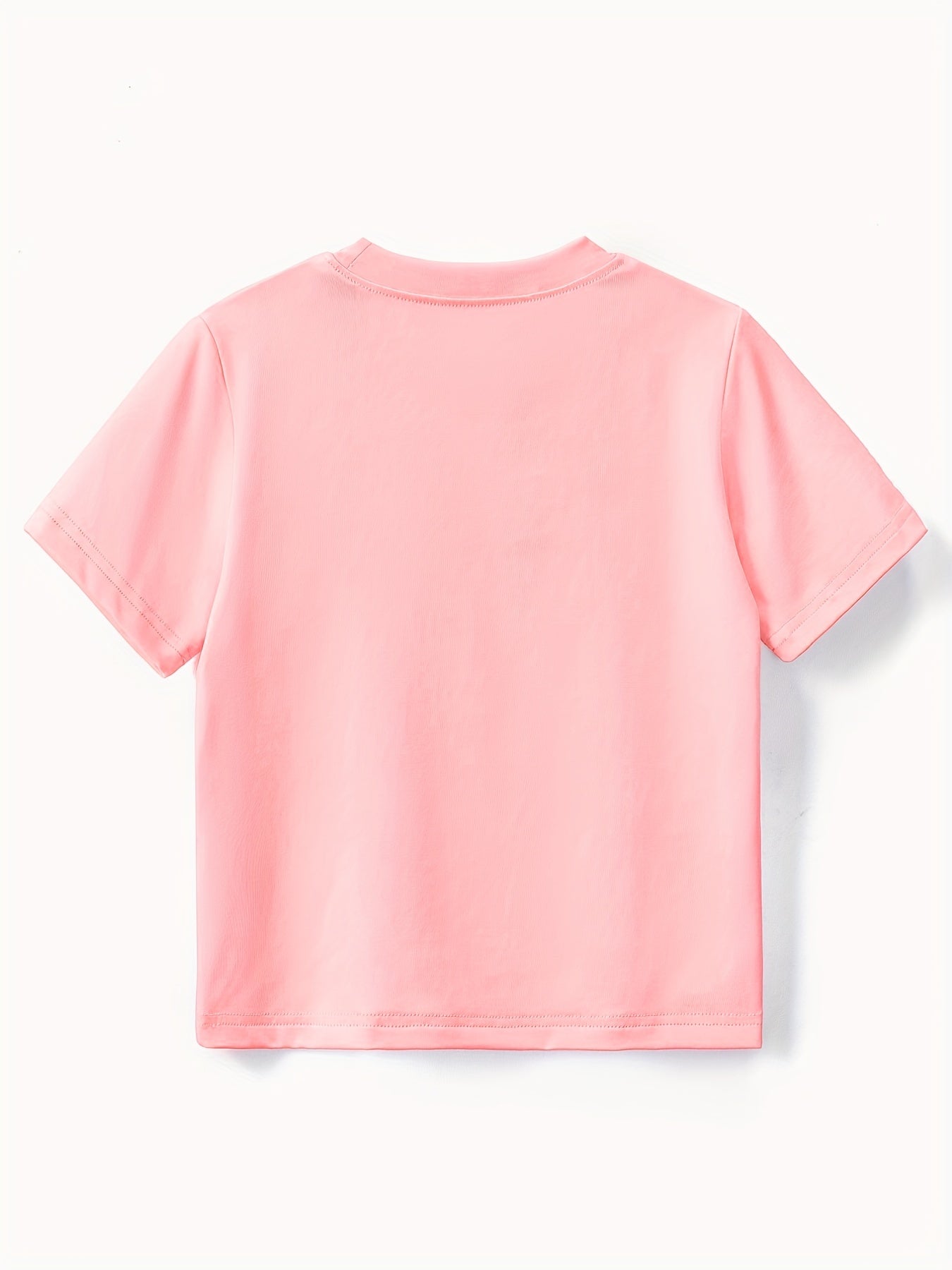 Gourd Doll Girls' Cute Raccoon & Milk Tea Graphic Cotton T-Shirt - Casual, Breathable Summer Top with Short Sleeves