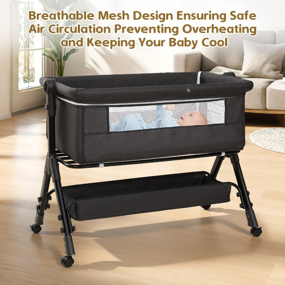 Baby Bassinet - Bedside 3in Sleeper Wheels