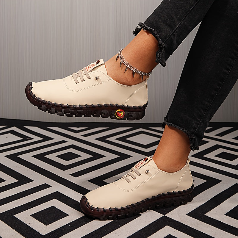 [Casual Walking Sneakers] 2026 New Outdoor Women' S Casual Shoes, Low Cut Lace Up Walking Shoes, Anti Slip And Wear-Resistant Outsole, Wear-Resistant And Suitable For Daily Travel, Hiking And Leisure Sports, Women Shoes, Sneakers