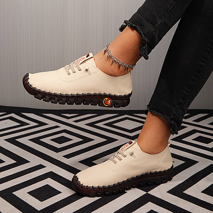 [Casual Walking Sneakers] 2026 New Outdoor Women' S Casual Shoes, Low Cut Lace Up Walking Shoes, Anti Slip And Wear-Resistant Outsole, Wear-Resistant And Suitable For Daily Travel, Hiking And Leisure Sports, Women Shoes, Sneakers